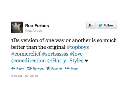 One Direction One Way Or Another Fan Response