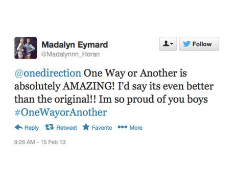 One Direction One Way Or Another Fan Response