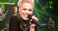  P!nk performs during 'The Truth About Love' tour 