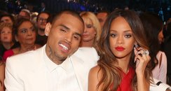 Rihanna and Chris Brown at the Grammy Awards 2013