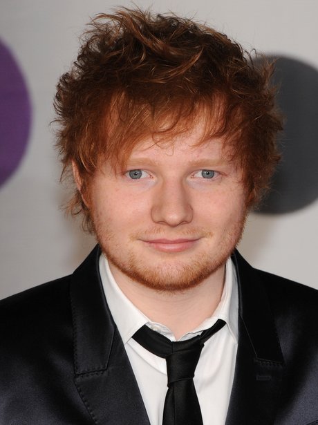 Ed Sheeran at the BRIT Awards 2013