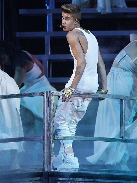 Justin Bieber on tour in the UK