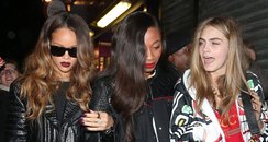 Rihanna and Cara Delevingne