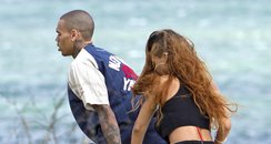 Rihanna and Chris Brown in Hawaii