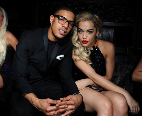 Rita Ora and Fazer at a BRITs 2013 after party