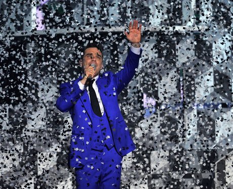 Robbie Williams live at the BRIT Awards 2013