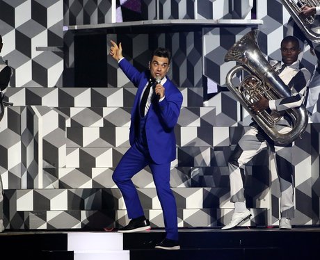 Robbie Williams live at the BRIT Awards 2013