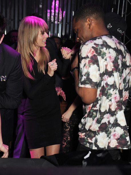 Taylor Swift and Frank Ocean at a BRITs 2013 after party