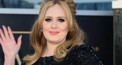 Adele arrives at the Oscars 2013