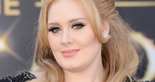 Adele arrives at the Oscars 2013