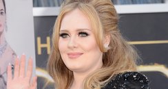 Adele arrives at the Oscars 2013