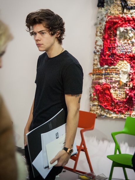 Harry Styles at the Art13 Art Fair