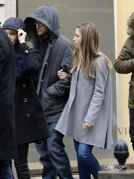 Justin Timberlake and Jessica Biel out in Paris