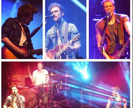 Lawson share pictures from their 'Chapman Square' UK tour