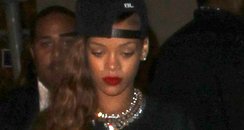 Rihanna on a night out