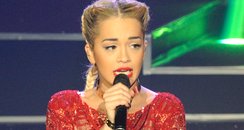 Rita Ora performs at Paris Fashion Week