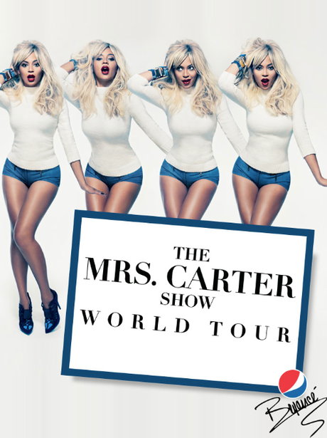 Beyonce's new Mrs. Carter Tour poster