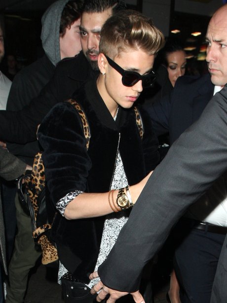 Justin Bieber celebrating his birthday in London