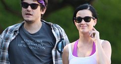 John Mayer and Katy Perry hik