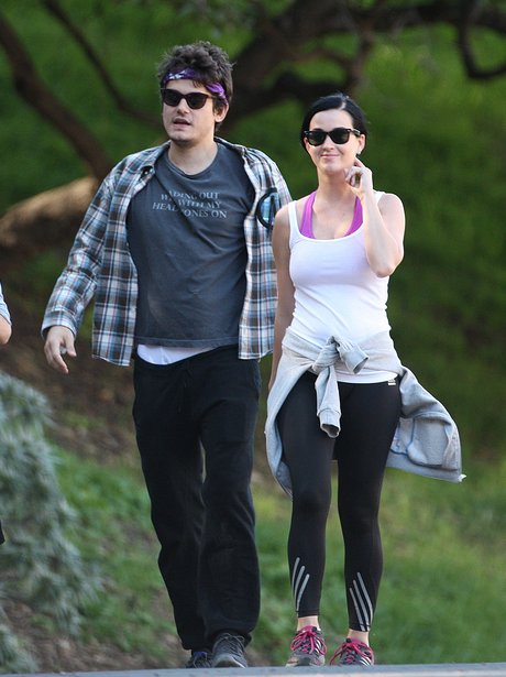 John Mayer and Katy Perry go hiking