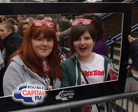 1D fans in Cardiff