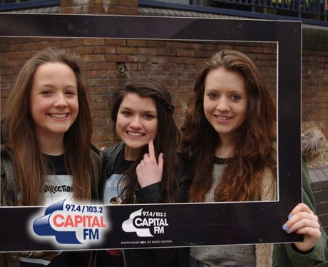1D fans in Cardiff