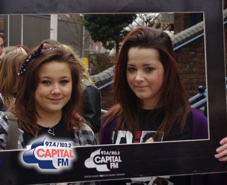 1D fans in Cardiff