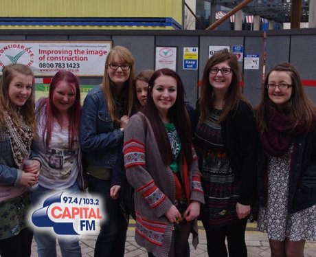 1D fans in Cardiff