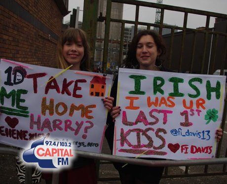 1D fans in Cardiff