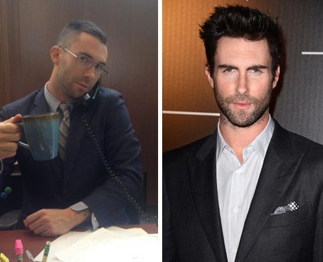 Adam Levine in smart suit
