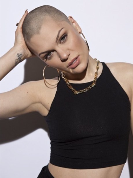 jessie j shaved head