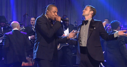 Justin Timberlake and Jay-Z Saturday Night Live