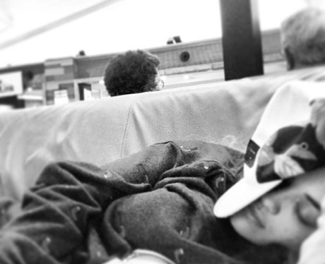 Rita Ora sleeping during her Australia trip