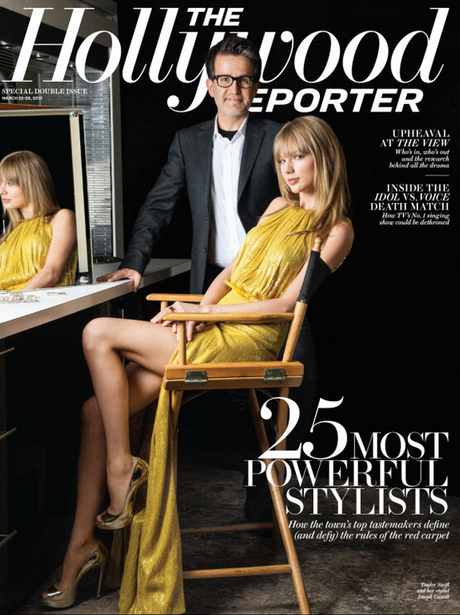 Taylor Swift on the cover of The Hollwood Reporter