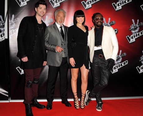 The Voice UK judges pose on the red carpet