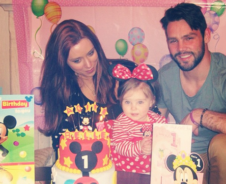 Una Healy and Ben Foden celebrate daughter's birthday