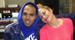 Chris Brown with Jennifer lopez