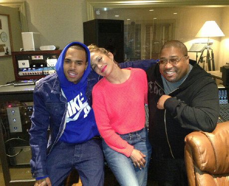 Chris Brown with Jennifer lopez