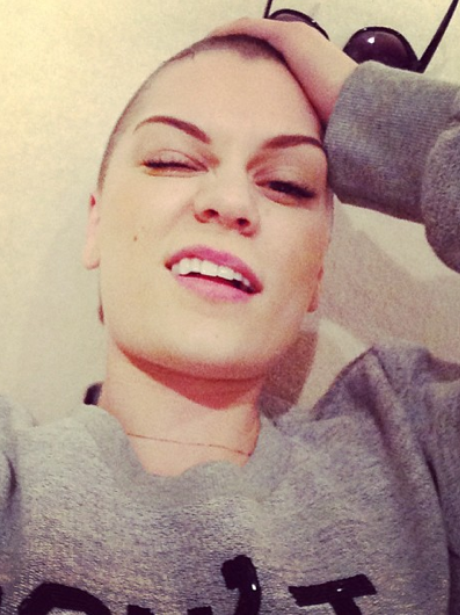 Jessie J shaved head
