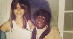 Rihanna with her grandma from Twitter