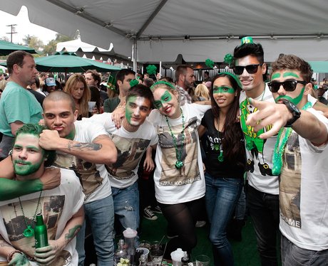 The Wanted celebrate St Paddys day