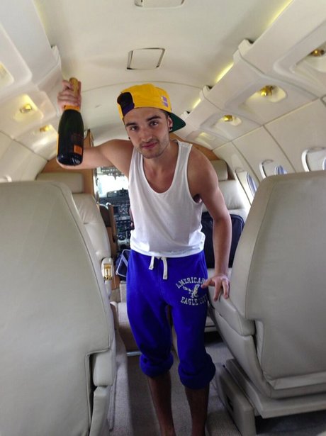 Tom Parker on a jet