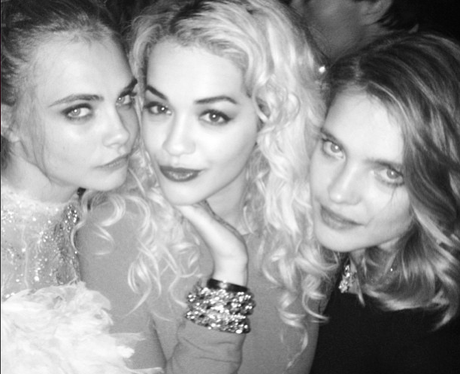Cara Delevigne and Rita Ora out together