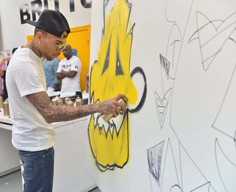 Chris Brown grafiti