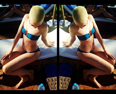 jessie j shaved head