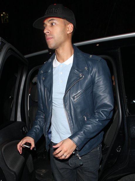 Marvin Humes on a night out