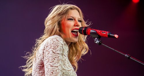 Taylor Swift performs on RED Tour