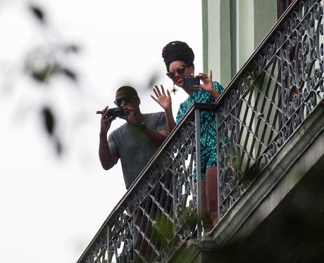 Beyonce and Jay-Z in Cuba