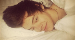 Harry Styles in bed