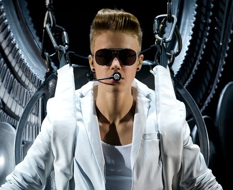 Justin Bieber performs on his tour